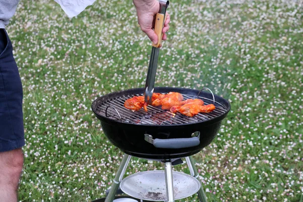 Barbecue Chicken Garden — Foto de Stock