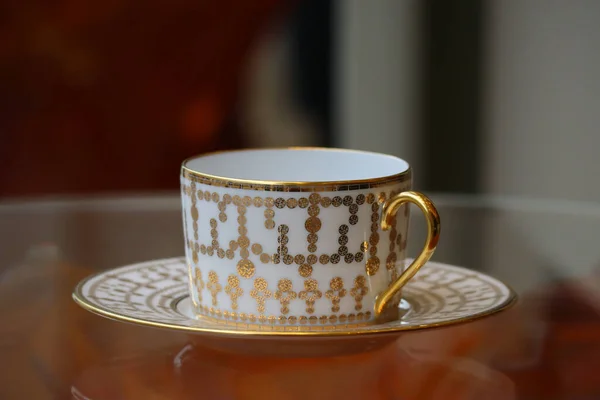 Tafel Set Haviland Gemaakt Van Porselein — Stockfoto