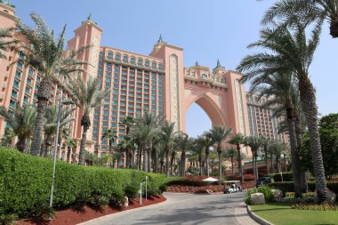 Meşhur Atlantis Oteli, Jumeirah 'ın yapay adasında.