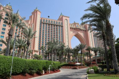 Meşhur Atlantis Oteli, Jumeirah 'ın yapay adasında.