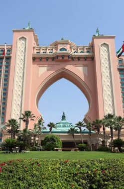 Meşhur Atlantis Oteli, Jumeirah 'ın yapay adasında.
