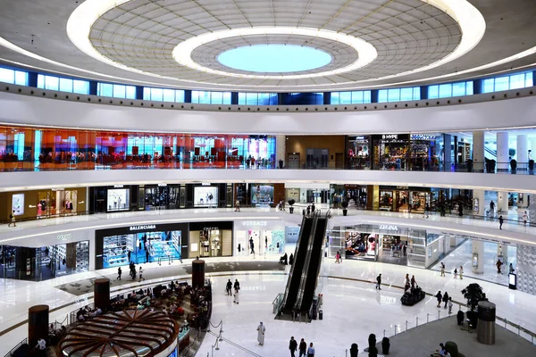 Dentro Famoso Dubai Mall Maior Shopping Mundo — Fotografia de Stock