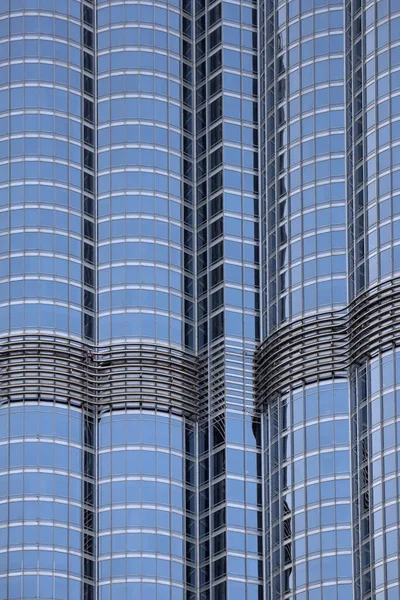 Close Facade Burj Khalifa Skyscraper Dubai — Stock Photo, Image