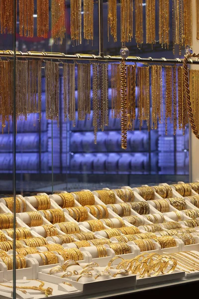 Dubai Deki Ünlü Altın Çorbalar Altın Mücevher Piyasaları — Stok fotoğraf