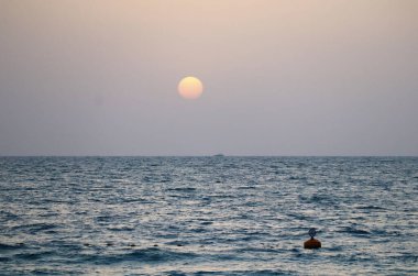 Dubai 'de Basra Körfezi üzerinde gün batımı