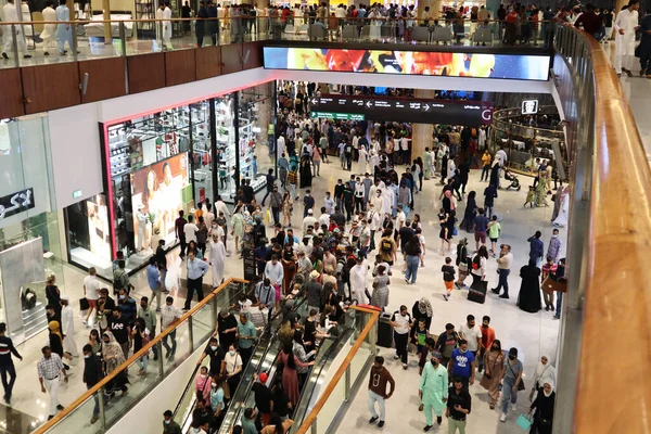 Dubai Mall Día Eid Fitr Final Del Ramadán — Foto de Stock