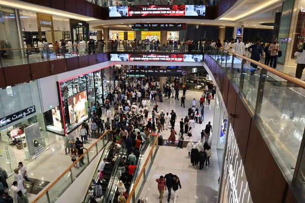 Dubai Mall Día Eid Fitr Final Del Ramadán — Foto de Stock