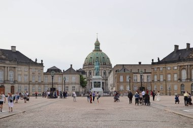 Kopenhag şehir merkezindeki tarihi Frederiks Kilisesi
