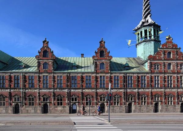 Byggandet Den Gamla Börsen Köpenhamn — Stockfoto