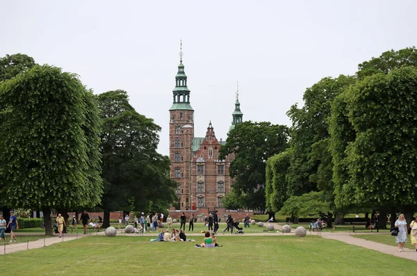 哥本哈根市中心的罗森堡城堡 — 图库照片