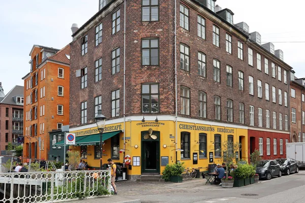 コペンハーゲンの歴史あるレストラン Christian Shansavns Frgecaf — ストック写真