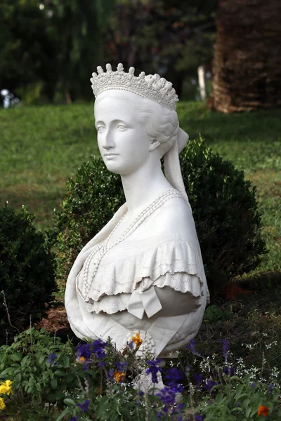 Mónaco Mónaco 2022 Estatua Princesa Eugenia Jardín Mónaco —  Fotos de Stock