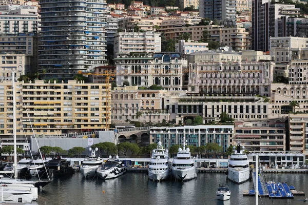 Monako Monako 2022 Monako Limanında Sabah Monako Yat Gösterisinin Son — Stok fotoğraf