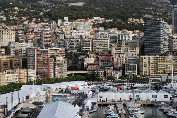 Monako Monako 2022 Poranek Porcie Monako Ostatni Dzień Pokazu Jachtów — Zdjęcie stockowe
