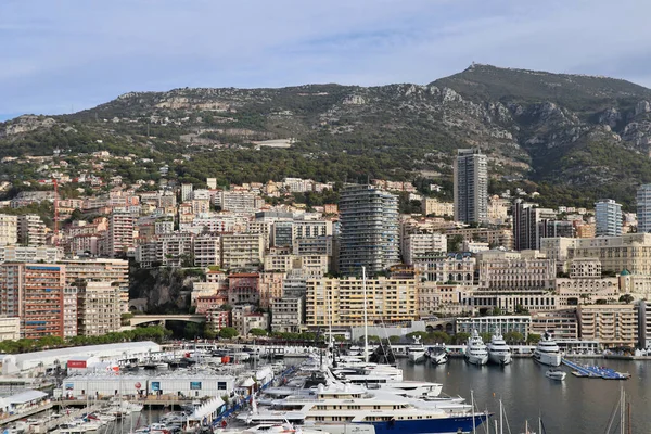 Monako Monako 2022 Poranek Porcie Monako Ostatni Dzień Pokazu Jachtów — Zdjęcie stockowe