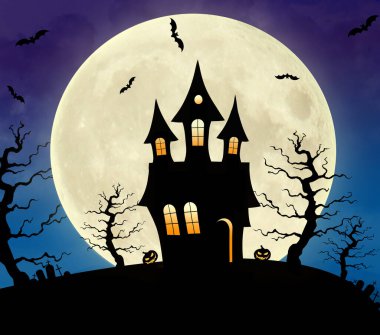 Cadılar Bayramı perili evi dolunayda