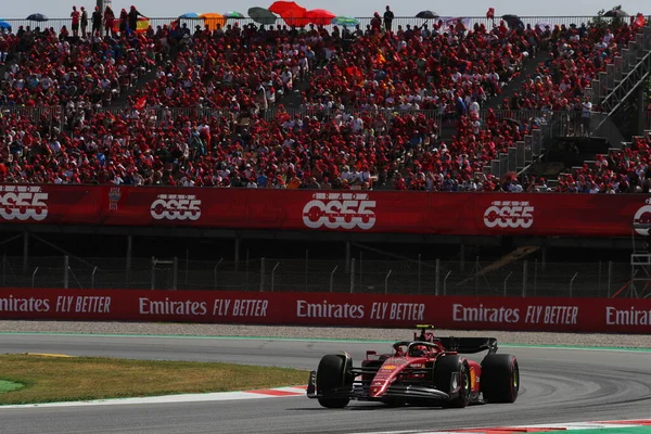 Carlos Sainz Spa Ferrari — 图库照片