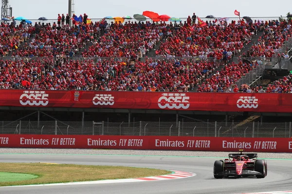 Carlos Sainz Spa Ferrari — Stock Fotó