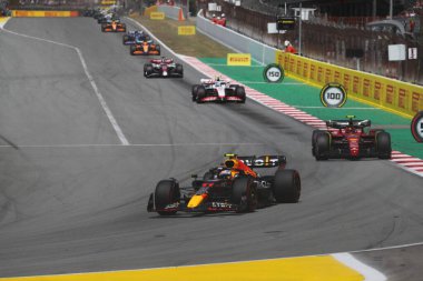 Moskova, Rusya-Mayıs, 2017: Yoldaki arabanın formülü..