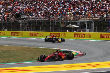 Moskova, Rusya - 3 Mayıs 2018: Karting şampiyonası, her yıl düzenlenen yarış geçidi.