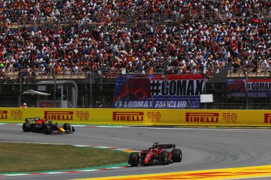 Moskova, Rusya-9 Mayıs 2018: Barselona 'daki ulusal futbol şampiyonasının formülü