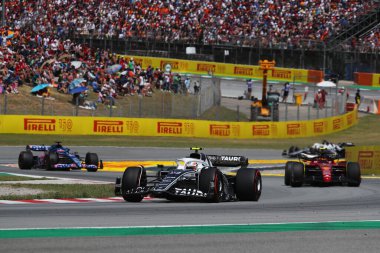 Moskova, Rusya-9 Mayıs 2018: Barselona 'daki uluslararası havaalanının formülü