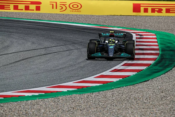Lewis Hamilton Gbr Mercedes W13 Performance —  Fotos de Stock