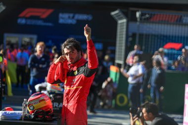 Spielberg, Avusturya, Temmuz 08 2022 - F1 Avusturya GP 2022 - Carlos Sainz (SPA) Ferrari F1-75