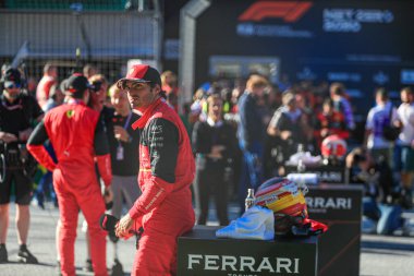Spielberg, Avusturya, Temmuz 08 2022 - F1 Avusturya GP 2022 - Carlos Sainz (SPA) Ferrari F1-75