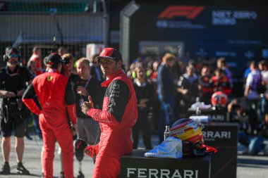 Spielberg, Avusturya, Temmuz 08 2022 - F1 Avusturya GP 2022 - Carlos Sainz (SPA) Ferrari F1-75