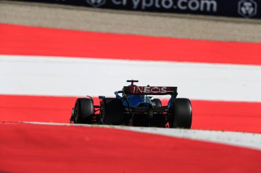 Spielberg, Avusturya, Temmuz 08 2022 - F1 Avusturya GP 2022 - George Russell (GBR) Mercedes W13 E Performans