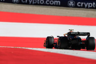 Spielberg, Avusturya, Temmuz 08 2022 - F1 Avusturya GP 2022 - Lando Norris (GBR) McLaren MCL36