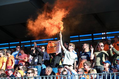 Spielberg, Avusturya, Temmuz 08 2022 - F1 Avusturya GP 2022 - Track Atmosfer ve destekçiler