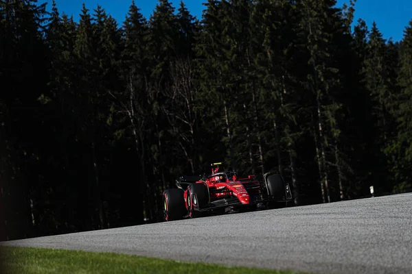 Spielberg Austria July 2022 Austrian 2022 Carlos Sainz Spa Ferrari — Stock Photo, Image