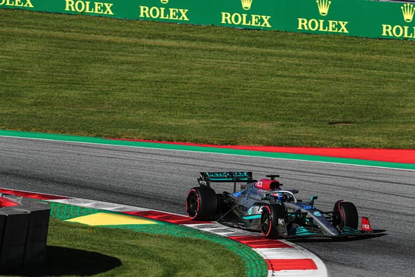 Spielberg Austria Julio 2022 Austria 2022 George Russell Gbr Mercedes —  Fotos de Stock