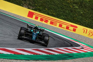 Sebastian Vettel - F1 Avusturya GP 2022 sırasında Aston Martin F1 Redbull Ring Spielberg Avusturya