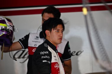 21 Temmuz 2022 Le Castellet, Fransa - F1 2022 Fransa GP - Hazırlık Günü - Guanyu Zhou (CIN) Alfa Romeo C42