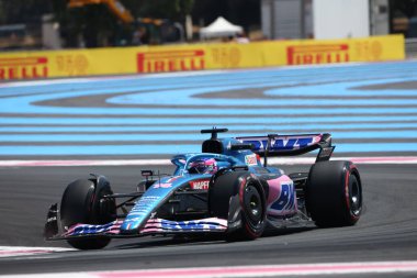 22 Haziran 2022 Le Castellet, Fransa - F1 2022 Fransa GP - 1 - Fernando Alonso (SPA) Alpine A522