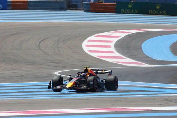 Jul 2022 Castellet France 2022 France Free Practice Sergio Perez — Foto Stock