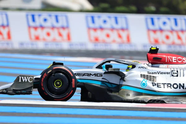 Jul 2022 Castellet France 2022 France Free Practice Lewis Hamilton — Stockfoto