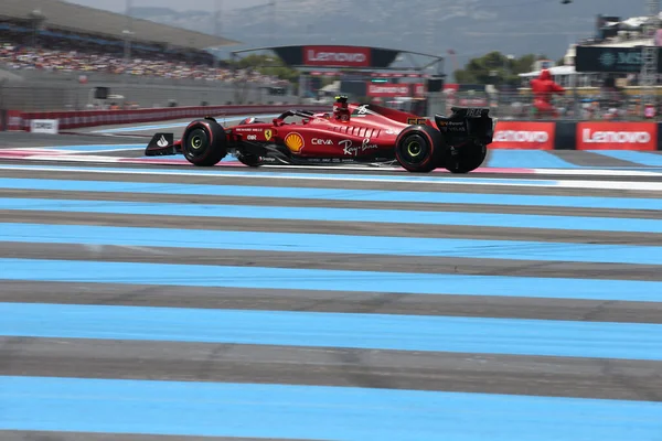 Jul 2022 Castellet France 2022 France Free Practice Carlos Sainz — 스톡 사진