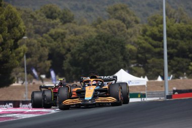 24 Temmuz 2022 Le Castellet, Fransa - F1 2022 Fransa GP - Yarış - Daniel Ricciardo (AUS) McLaren MCL36
