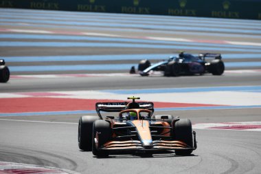 24 Temmuz 2022 Le Castellet, Fransa - F1 2022 Fransa GP - Race - Lando Norris (GBR) McLaren MCL36