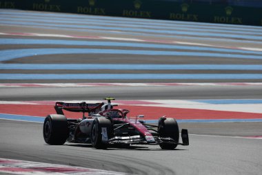 24 Temmuz 2022 Le Castellet, Fransa - F1 2022 Fransa GP - Yarış - Guanyu Zhou (CIN) Alfa Romeo C42