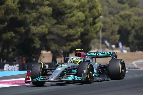 Temmuz 2022 Castellet Fransa 2022 Fransa Yarış Lewis Hamilton Gbr — Stok fotoğraf