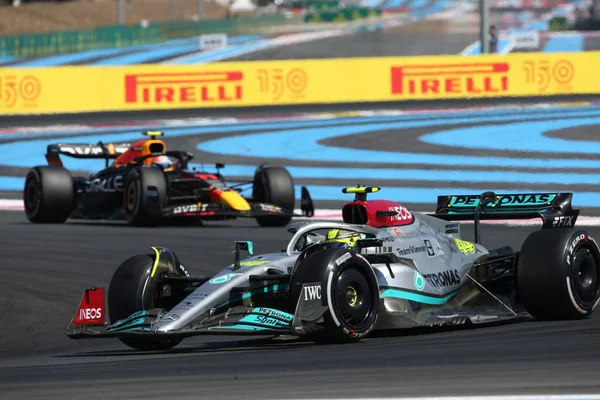 Juli 2022 Castellet Frankreich 2022 Frankreich Rennen Lewis Hamilton Gbr — Stockfoto