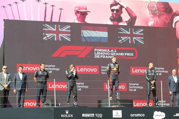 Jul 2022 Castellet France 2022 France Race Podium Winner Max — Stockfoto