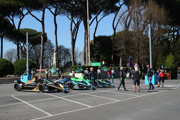 Circuito Cittadino Dell Eur Rome Italy 2022 April Race Podium — Stock Photo, Image