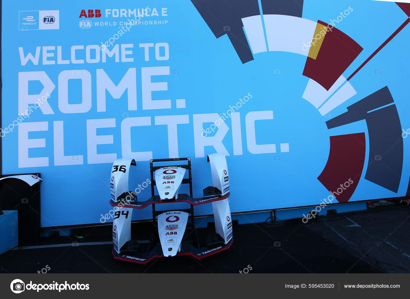 Circuito Cittadino Dell'eur Rome Italy 2022 April Atmospher — Stock