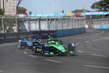 Circuito Cittadino dell'Eur, Rome, Italy - 2022 APRIL 10:  Nick Cassidy (NZL) - Audi e-tron FE07 - Envision Racing